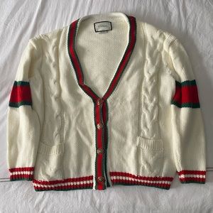 A barley used women Gucci cardigan size medium